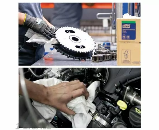 752410 - Бумага протирочная Tork W1 2 сл.1000лx2рул/уп голубая 128408 351978 (4)