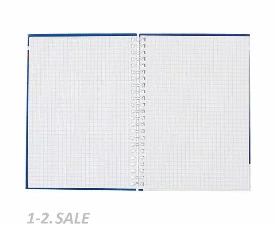 752819 - Бизнес-тетрадь А5,80л,кл,гребень,7БЦ,глянц.ламинир. РОССИЙСКИЙ ГЕРБ 80-8107 970058 (3)