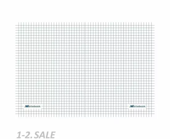 752928 - Блокнот А6,80л,клетка,7БЦ,глянцевая ламинация Зеленый паттерн С0094-308 998265 (3)