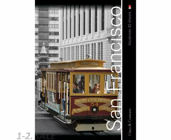 752947 - Блокнот ГОРОДА А6 40л на гребне в ассорт 3-40-081 Д 389632 (2)