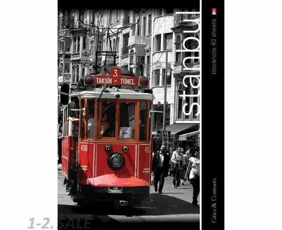 752947 - Блокнот ГОРОДА А6 40л на гребне в ассорт 3-40-081 Д 389632 (4)