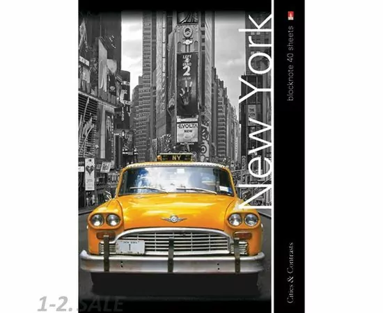 752947 - Блокнот ГОРОДА А6 40л на гребне в ассорт 3-40-081 Д 389632 (6)