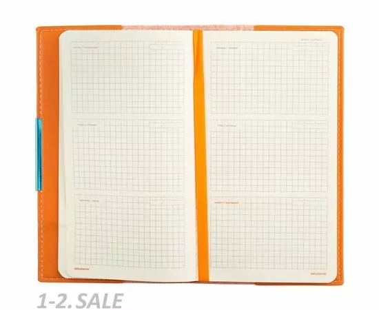 752991 - Еженедельник А6  METROPOL  (ОРАНЖЕВЫЙ) 3-492/04 468444 (3)