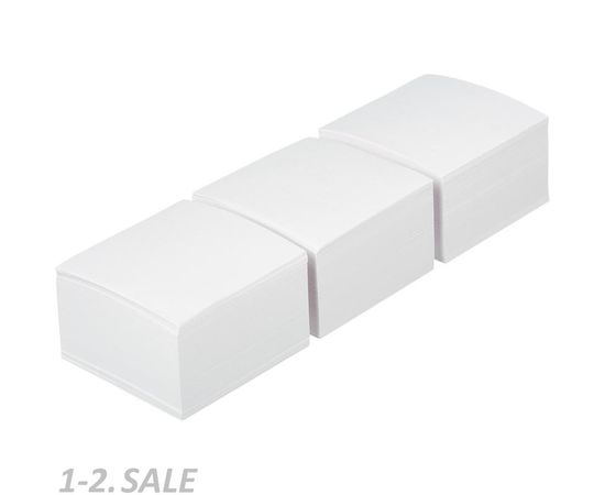 753152 - Блок-кубик ATTACHE запасной 9х9х5 белый блок, 3штуки/спайка 1098645 (2)