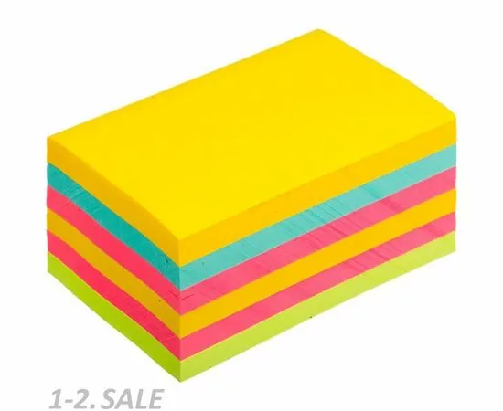 753166 - Блок-кубик Post-it 655-RNBW радуга плюс  76х127, 4 цвета, 6 бл.х100 л. 738392 (4)