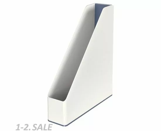 753257 - Вертикальный накопитель Leitz WOW 70мм двухцветный серый/белый 877385 (2)