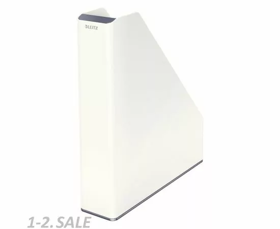753257 - Вертикальный накопитель Leitz WOW 70мм двухцветный серый/белый 877385 (3)