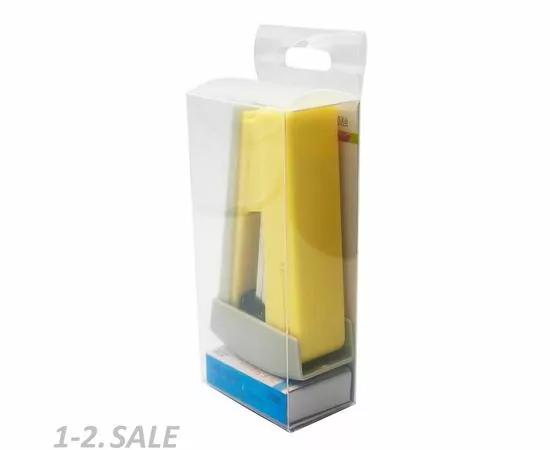 753358 - Степлер Kw-Trio Air touch (24/6,26/6) до 20л, жёлтый,скобы в комплекте 1094252 (6)