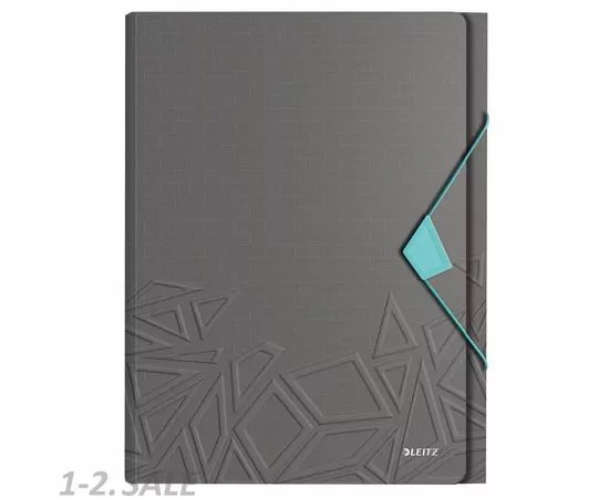 753482 - Папка органайзер Папка для проектов Leitz UrbanChic 39970089 темно-серый 673233 (2)