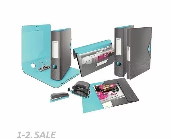 753482 - Папка органайзер Папка для проектов Leitz UrbanChic 39970089 темно-серый 673233 (4)