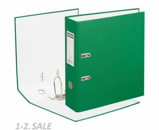 753506 - Папка регистратор с арочн.мех.Attache Selection Экономи 90 мм,зеленый 1017494 (2)