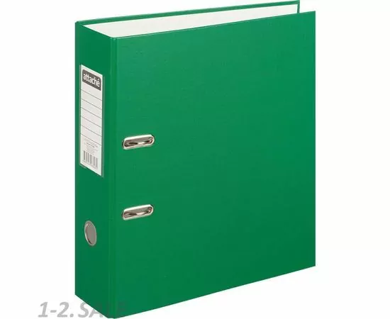 753506 - Папка регистратор с арочн.мех.Attache Selection Экономи 90 мм,зеленый 1017494 (9)