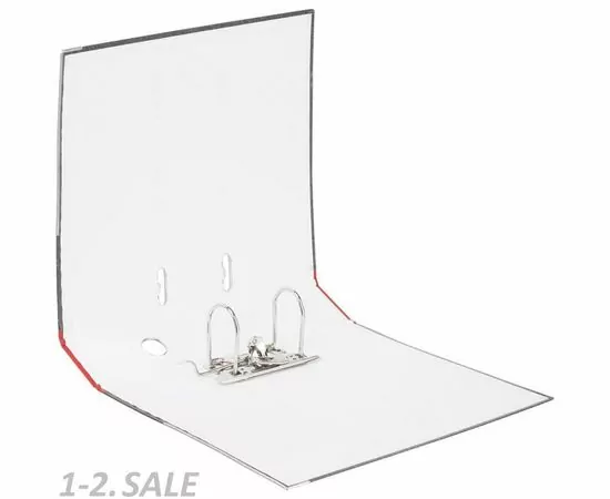 753524 - Папка-регистратор 75 мм Attache мрамор,мет.уг.,красный корешок 1057405 (3)