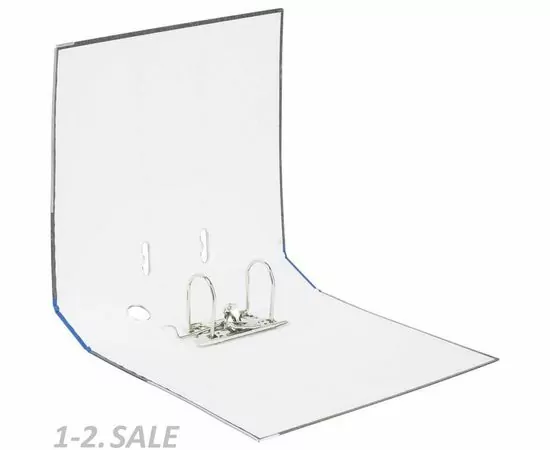 753525 - Папка-регистратор 75 мм Attache мрамор,мет.уг.,синий корешок 1057406 (3)