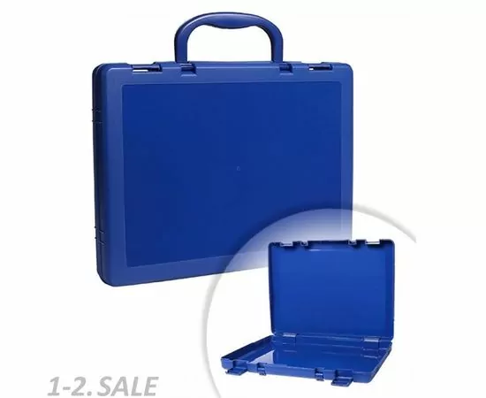 753573 - Портфель-кейс СТАММ КС11 пласт.синий 843582 (4)