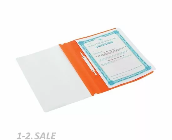 753696 - Папка скорос-тель A4 Attache Economy 150/180Элементари,оранжевый 1128509 (5)