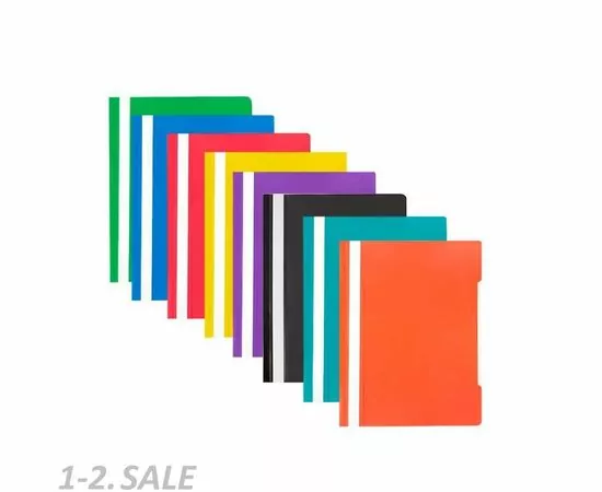 753696 - Папка скорос-тель A4 Attache Economy 150/180Элементари,оранжевый 1128509 (6)