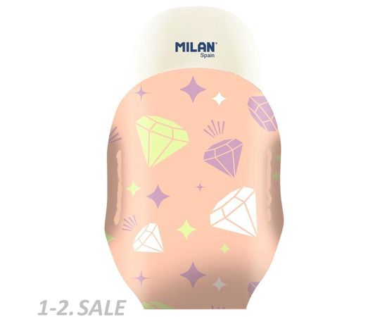 753877 - Ластик каучуковый Milan Pastel Sugar Diamond, CMMSD1012 в чехле 1139546 (3)