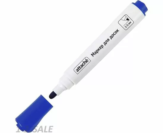 753904 - Маркер для досок ATTACHE мокрого стирания синий 2-5мм. 958595 (2)