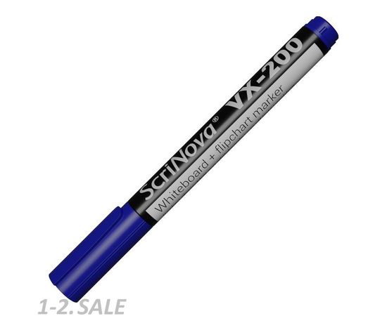 753919 - Маркер для досок и флипчарт ScriNova VX-200 синий 1164825 (3)