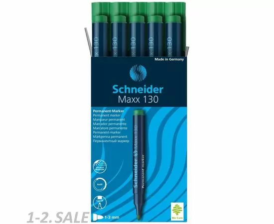 753970 - Маркер перманентный SCHNEIDER Maxx 130 зеленый 944953 (6)