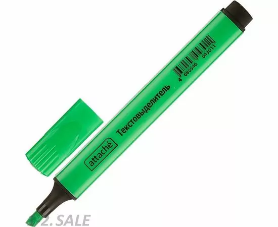 754019 - Маркер выделитель текста ATTACHE зеленый 1-4 мм треугольный 968796 (2)