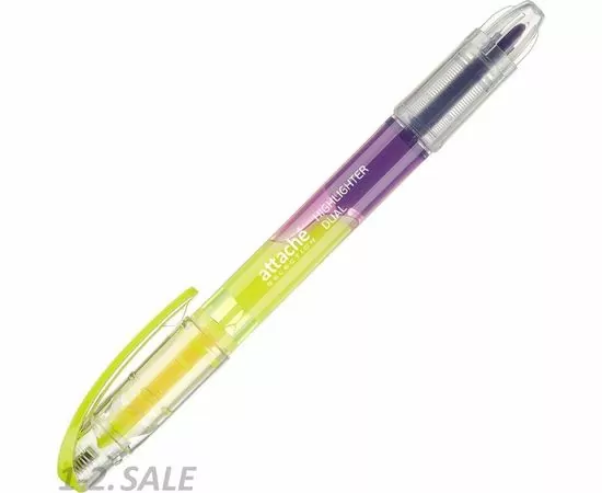 754037 - Маркер выделитель текста Attache Selection Dual 1-4 мм желт/фиолетовый 958579 (3)
