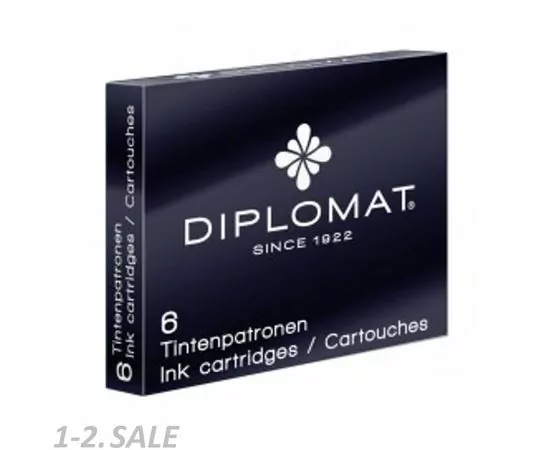 754093 - Чернила Чернильный картридж DIPLOMAT черные 6 шт/уп D10275204 1006806 (2)