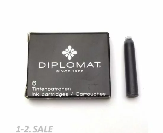754093 - Чернила Чернильный картридж DIPLOMAT черные 6 шт/уп D10275204 1006806 (3)