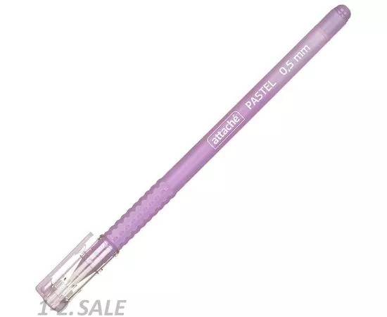 754114 - Ручка гелевая Attache Pastel, 0,5мм, 8 цветов, неав., б/манж, 8 шт/наб. 977954 (5)