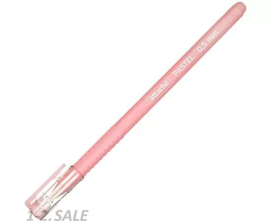 754114 - Ручка гелевая Attache Pastel, 0,5мм, 8 цветов, неав., б/манж, 8 шт/наб. 977954 (9)