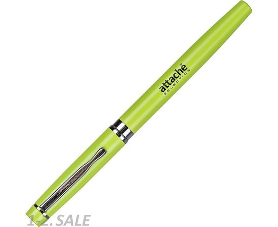 754117 - Ручка гелевая Attache Selection Lime, зеленый корпус, неавтомат. синий 1035346 (5)