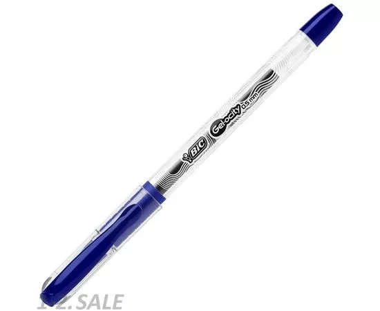 754125 - Ручка гелевая BIC Gelocity Stic резин.манжет.синяя 1170770 (4)