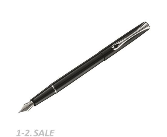 754171 - Ручка перьевая DIPLOMAT Traveller black lacquer F синий D10424950 1006784 (3)
