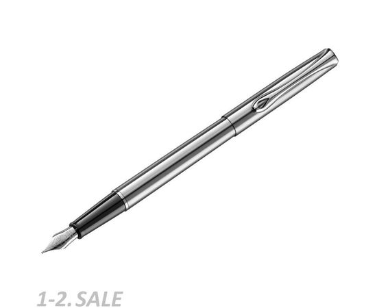 754174 - Ручка перьевая DIPLOMAT Traveller stainless steel M синий D10059004 1006790 (3)