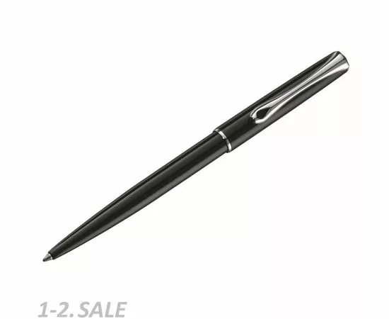 754199 - Ручка шариковая DIPLOMAT Traveller black lacquer синий D10424968 1006785 (3)