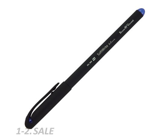 754245 - Ручка шарик масляная Softwrite Black 0,5 мм синяя 20-0085 1157506 (3)