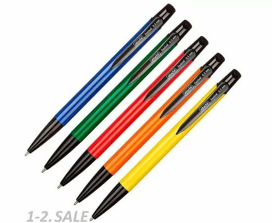 754264 - Ручка шариковая Attache Festival синий ст., автом., ассорт.корп. 1038975 (2)