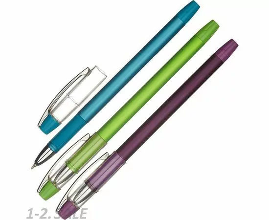 754282 - Ручка шариковая Attache Sellection Pearl touch Glide 0,3мм,син,корп.васс. 966895 (2)