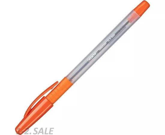 754284 - Ручка шариковая Attache Solution неавт..корпус матовый ассорти. синяя 1098095 (6)