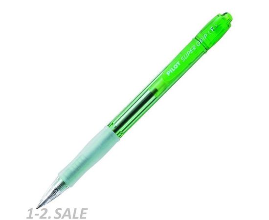 754291 - Ручка шариковая BPGP-10N-F G SUPER GRIP NEON корпус зеленого цвета 1023184 (2)