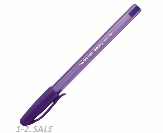 754313 - Ручка шариковая PAPER MATE InkJoy трегхр.корпус фиолетовый ст., 0,5мм. 820121 (4)