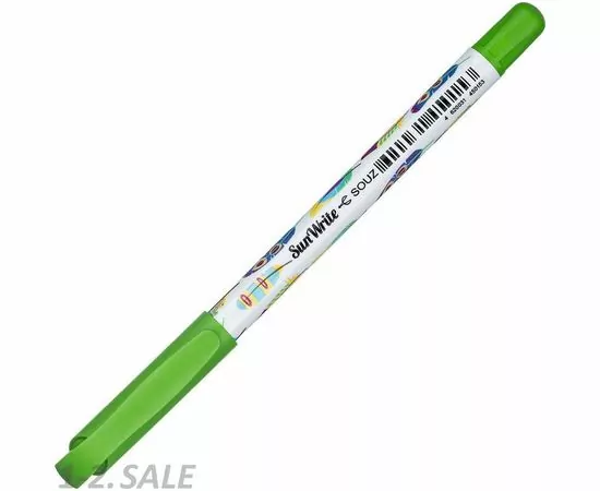 754331 - Ручка шариковая SUNWRITE, синяя, 0,5мм, корпус в асс., РШ 740-05 881923 (4)