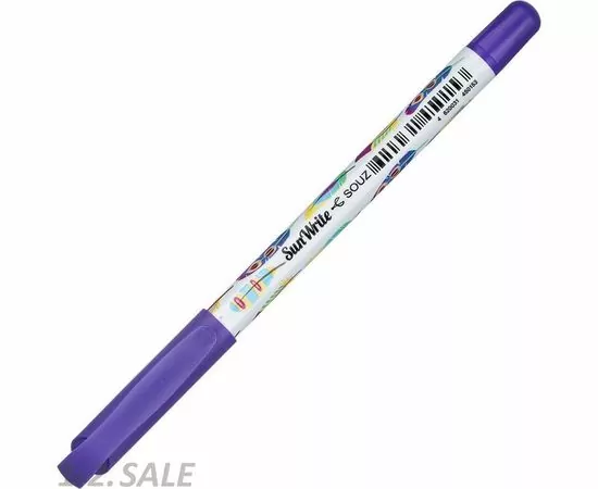 754331 - Ручка шариковая SUNWRITE, синяя, 0,5мм, корпус в асс., РШ 740-05 881923 (5)