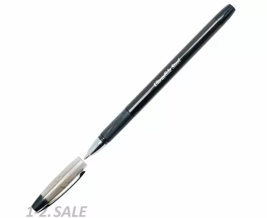 754361 - Ручка шариковая Unimax Ultra Glide Steel 1мм, чер, масл, неавтом. 722477 (2)