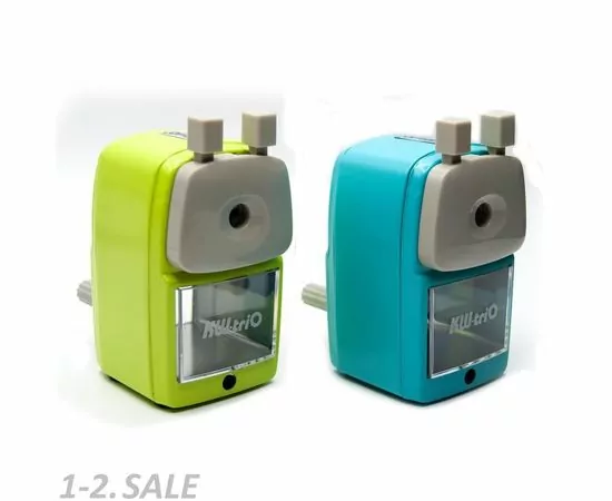 754395 - Точилка для карандашей механическая Kw-Trio 32YA, метал.корпус,цвет ассорти 1094253 (2)
