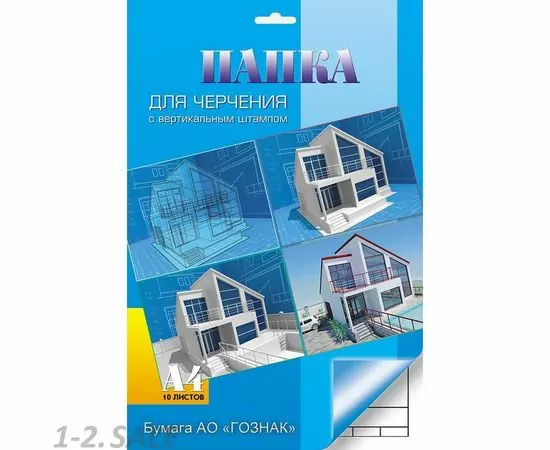 754602 - Папка для черчения 10л,А4,160гр. с вертикальным штампом С0111 в ассорт 1169668 (4)