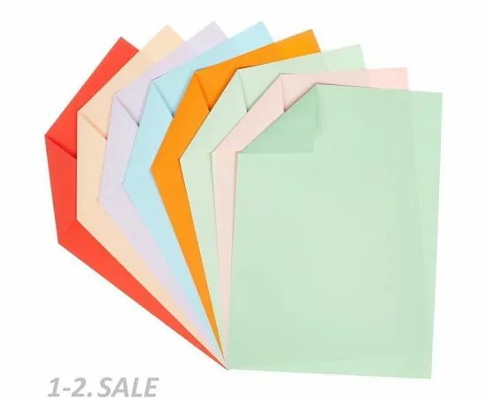 754649 - Бумага цветная А4,8л,8цв, тонированная,в ассортим. С2767-01/02 851340 (3)