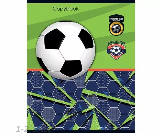 755235 - Тетрадь общая А5,48л,кл,скреп,мел.об,бл.офсет-2 ФУТБОЛЬНАЯ ТЕМА 48-6970 асс 1159148 (3)