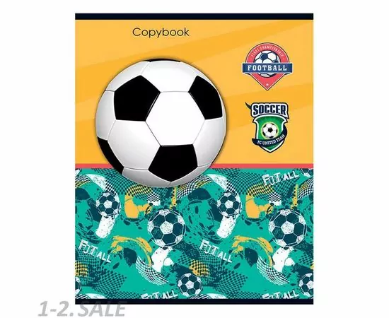 755235 - Тетрадь общая А5,48л,кл,скреп,мел.об,бл.офсет-2 ФУТБОЛЬНАЯ ТЕМА 48-6970 асс 1159148 (6)